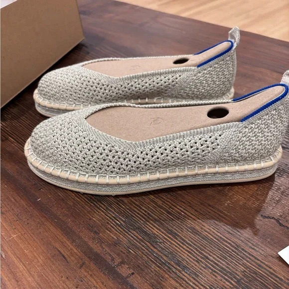 Rothy's The Espadrille Metallic Flat (size 6.5) - Picture 6 of 16